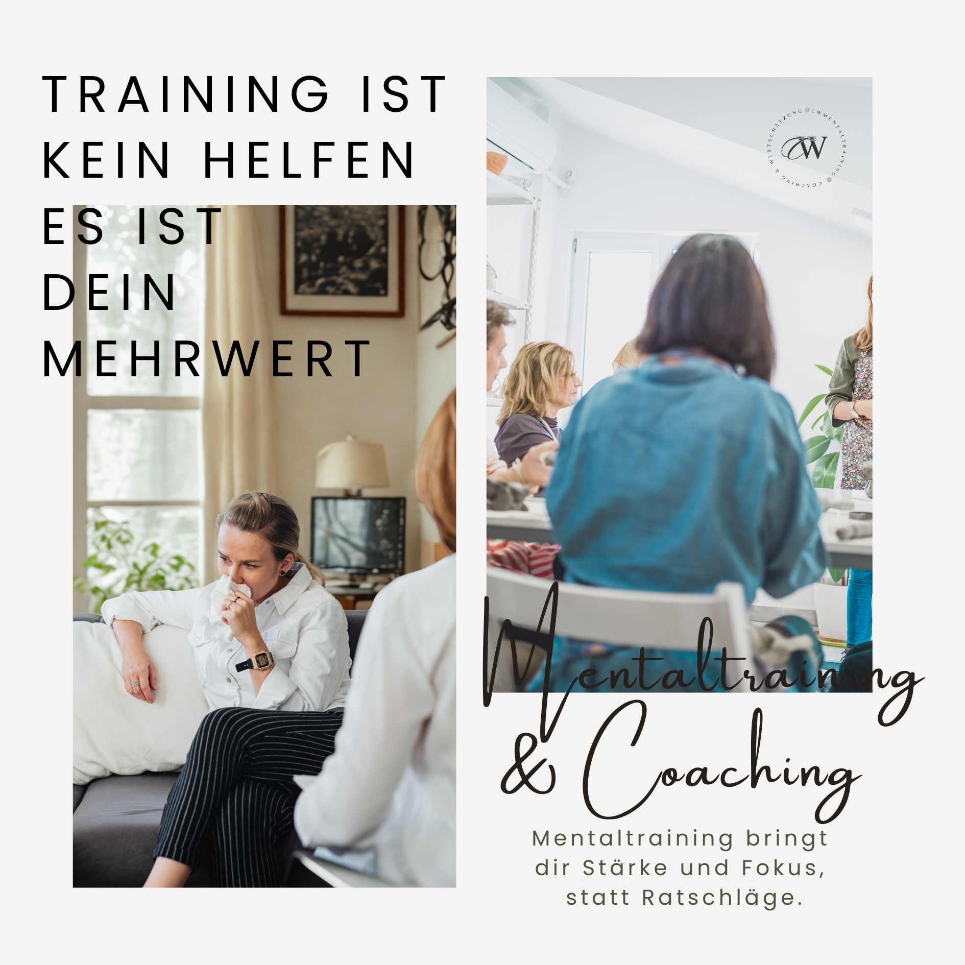 Training ist kein Helfen – es ist Mehrwert